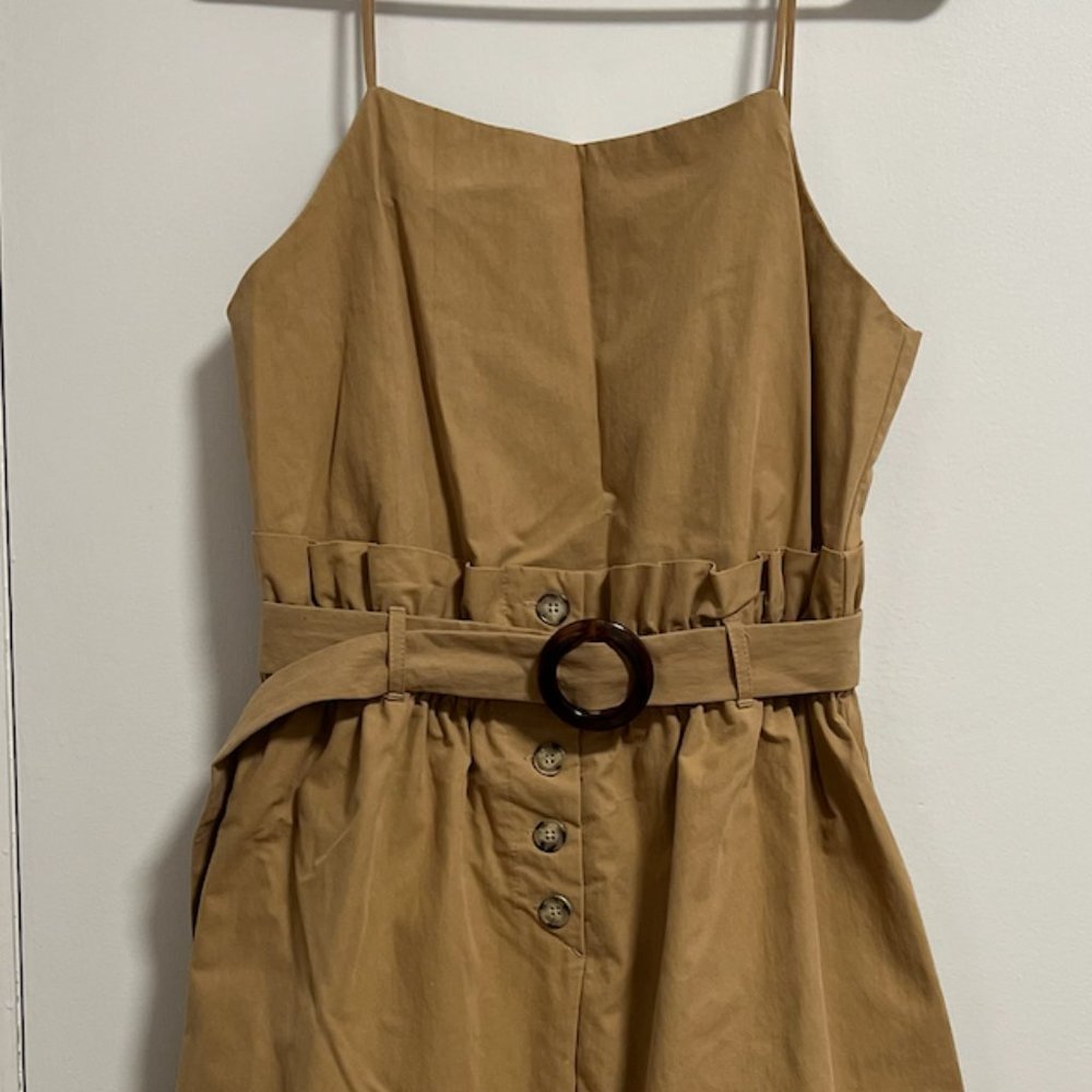 Zara dress for Spring/Autumn tan color with belt